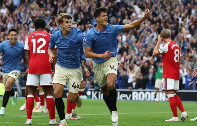 Arsenal Dipermalukan Brighton 0-3, Kekalahan Pertama The Gunners Musim Ini